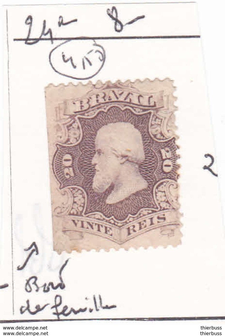 Bresil 24 Empereur Pedro 2 - Used Stamps