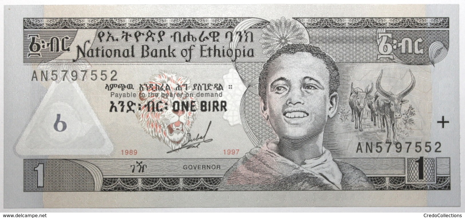 Éthiopie - 1 Birr - 1997 - PICK 46a - NEUF - Ethiopie