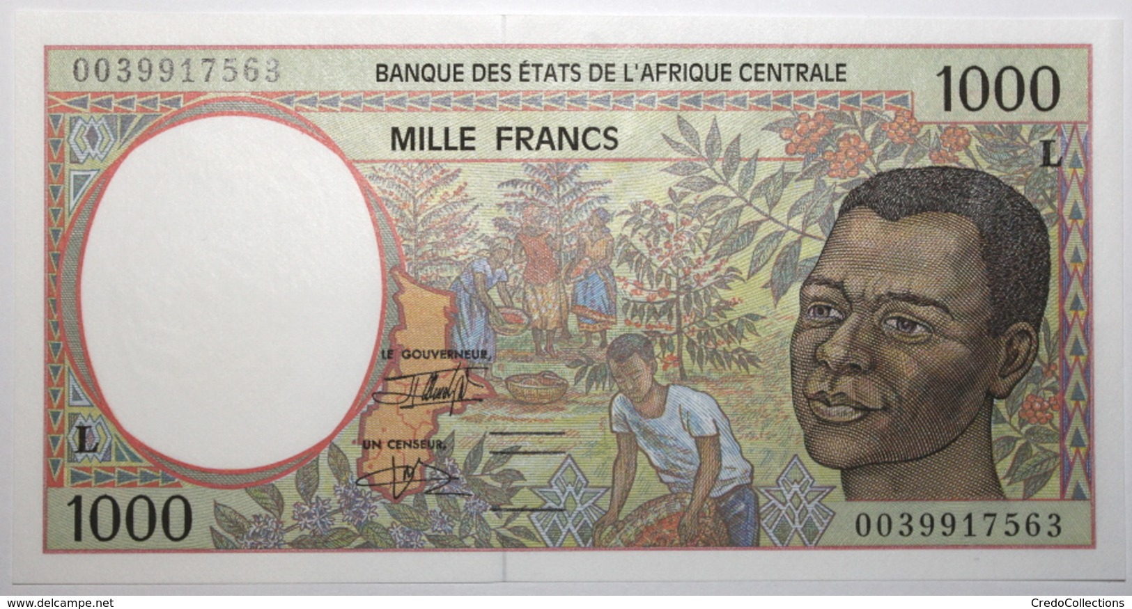 Gabon - 1000 Francs - 2000 - PICK 402Lg - NEUF - Centraal-Afrikaanse Staten