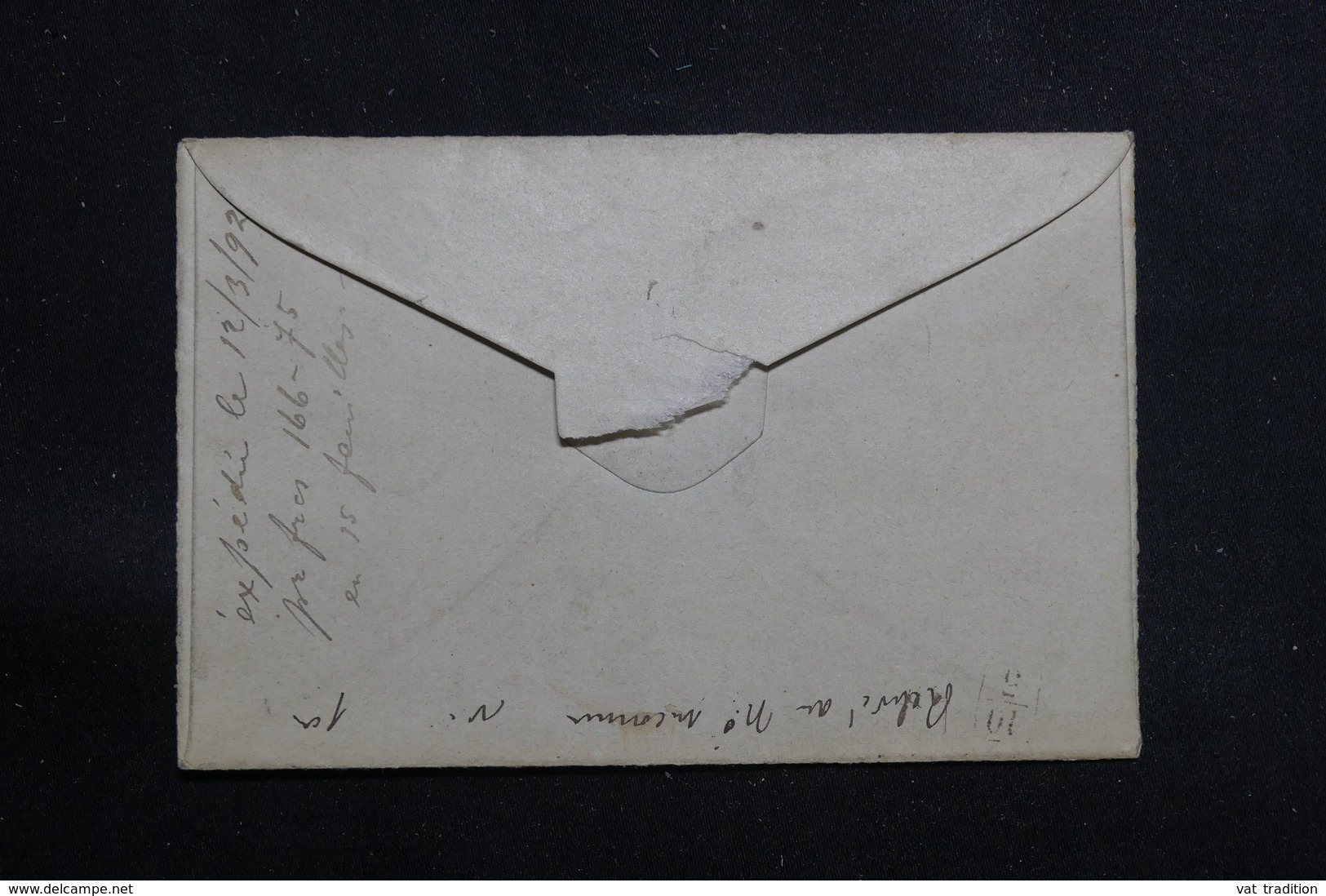 BELGIQUE - Entier Postal ( Enveloppe Lettre) + Compléments De Anvers Pour Paris En 1892 - L 61357 - Letter Covers
