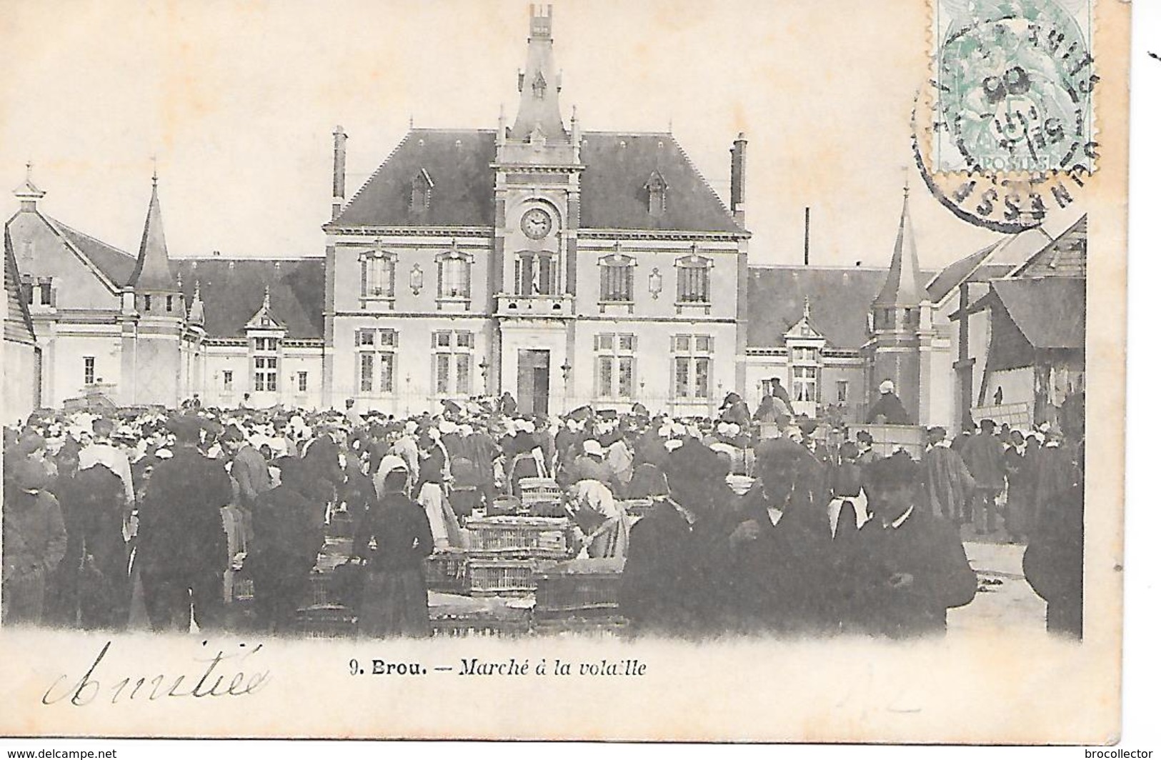 BROU  ( 28 )  - Marché à La Volaille - Mercati