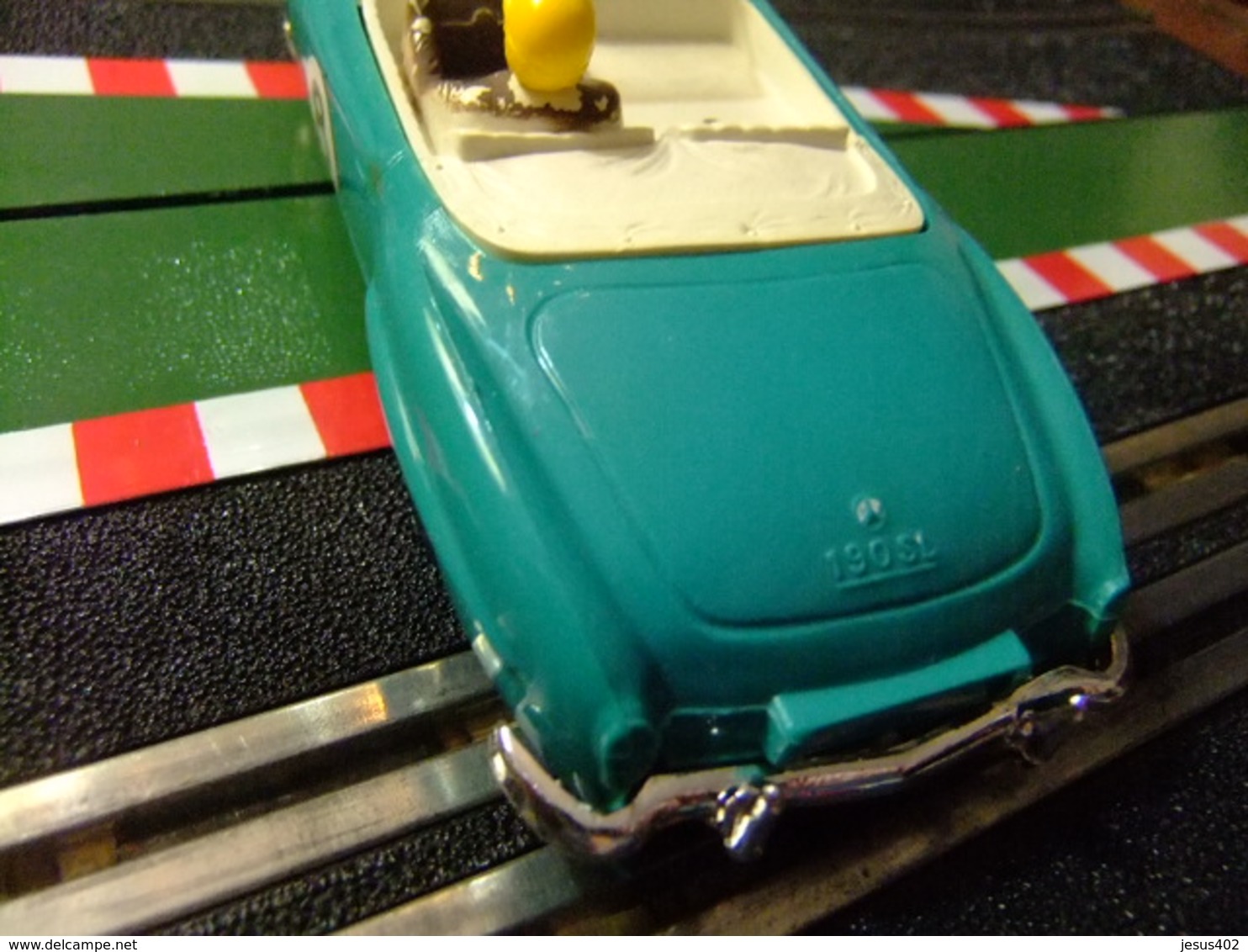 SCALEXTRIC Triang  Azul Turquesa MUY RARO MERCEDES 190 SL Type 3 C 75 - Scale 1:32