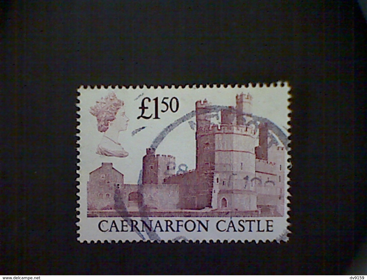 Great Britain, Scott #1231, Used(o), 1988, Caernarfon Castle, £1.50, Maroon - Gebraucht