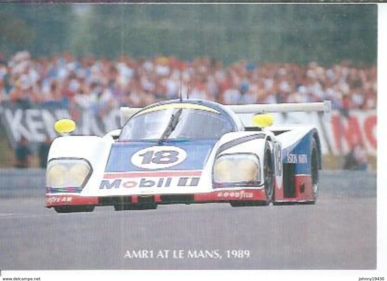 ASTON MARTIN AMR 1 - LE MANS 1989 - Pilote: REDMAN / ROE  - N° 18 - Le Mans