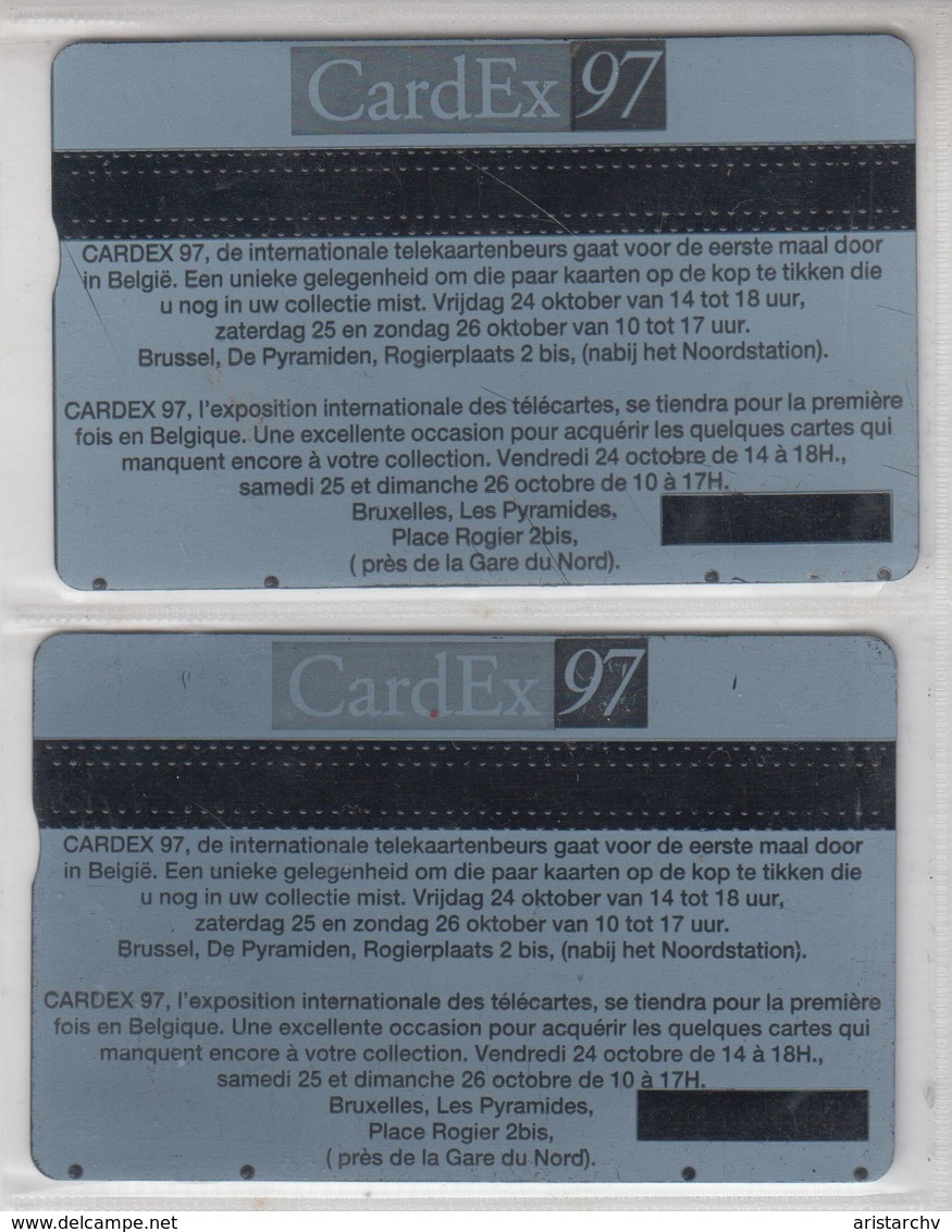 BELGIUM 1997 CARDEX 97 ART EDOUARD MANET THEODORE VAN RYSSELLBERGHE - Zonder Chip