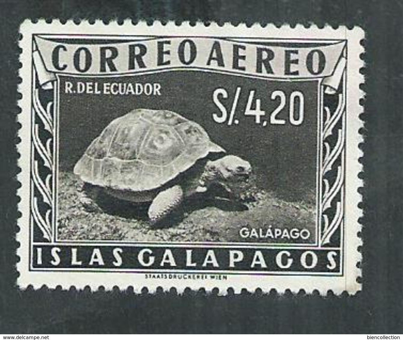 Equateur. Islas Galapagos. Correos Aéro; Tortue; Turtle, Tortuga - Ecuador