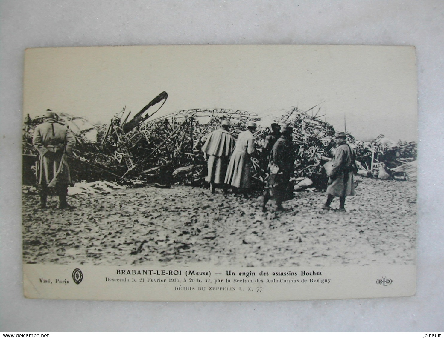 AVIATION - BRABANT LE ROI - Un Engin Des Assassins Boches Descendu Le 21 Février 1916 (animée) - Accidents