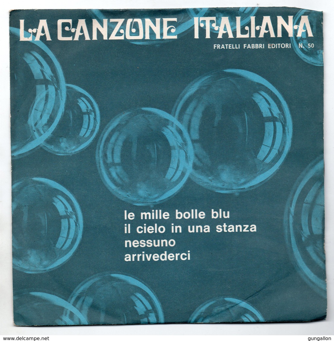 La Canzone Italiana Ed. Fabbri 45 Giri  (1970)  "n. 50" - Sonstige - Italienische Musik