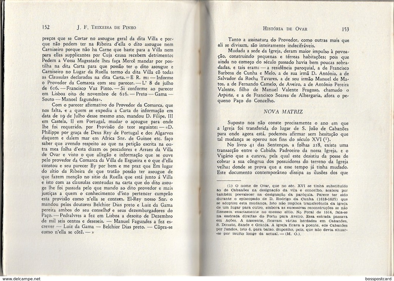 Ovar - Memórias E Datas Para A História De Ovar. Aveiro (Livro Por Abrir) - Cultural