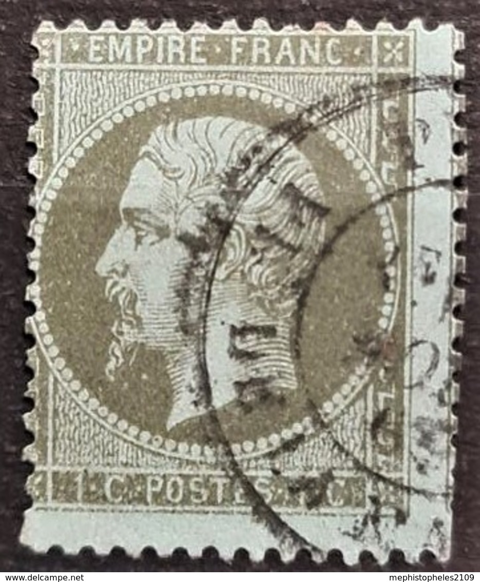 FRANCE 1862 - Canceled - YT 19 - 1c - 1862 Napoleon III