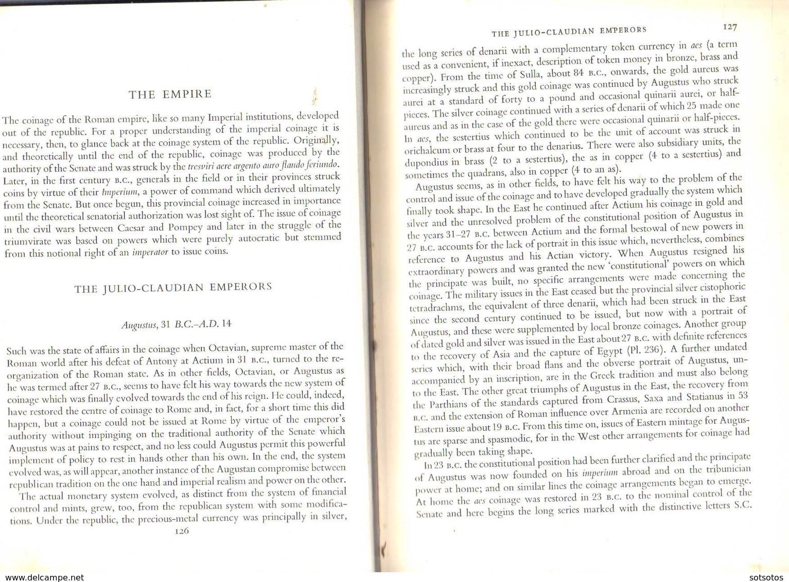 Coins, Ancient, Medieval and Modern by R.A.G. Carson, ed. Hutchinson of London, 1962 - 642 pages + 64 pages of plates wi