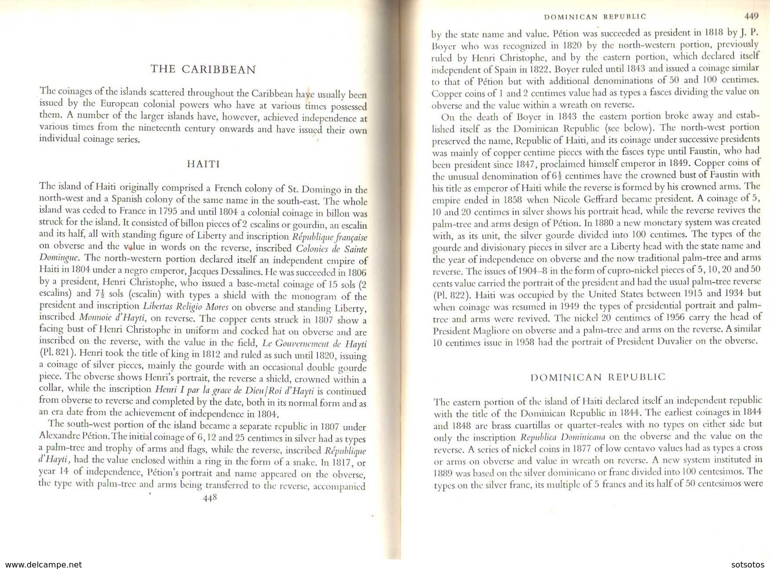 Coins, Ancient, Medieval and Modern by R.A.G. Carson, ed. Hutchinson of London, 1962 - 642 pages + 64 pages of plates wi