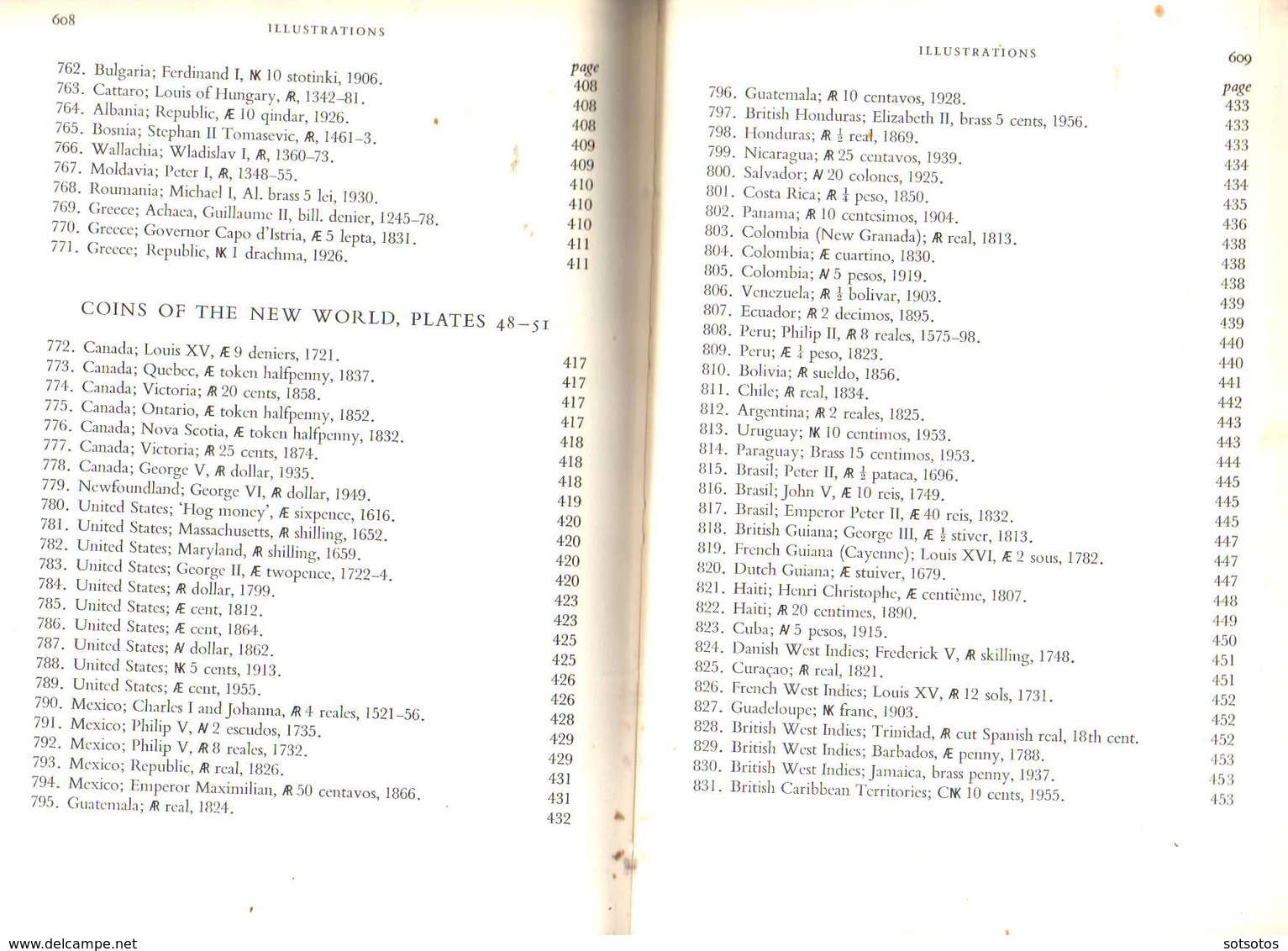 Coins, Ancient, Medieval and Modern by R.A.G. Carson, ed. Hutchinson of London, 1962 - 642 pages + 64 pages of plates wi