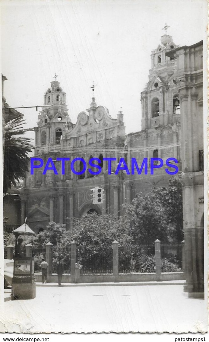 134189 BOLIVIA HELP VIEW CHURCH IGLESIA CIRCULATED TO US POSTAL POSTCARD - Bolivia