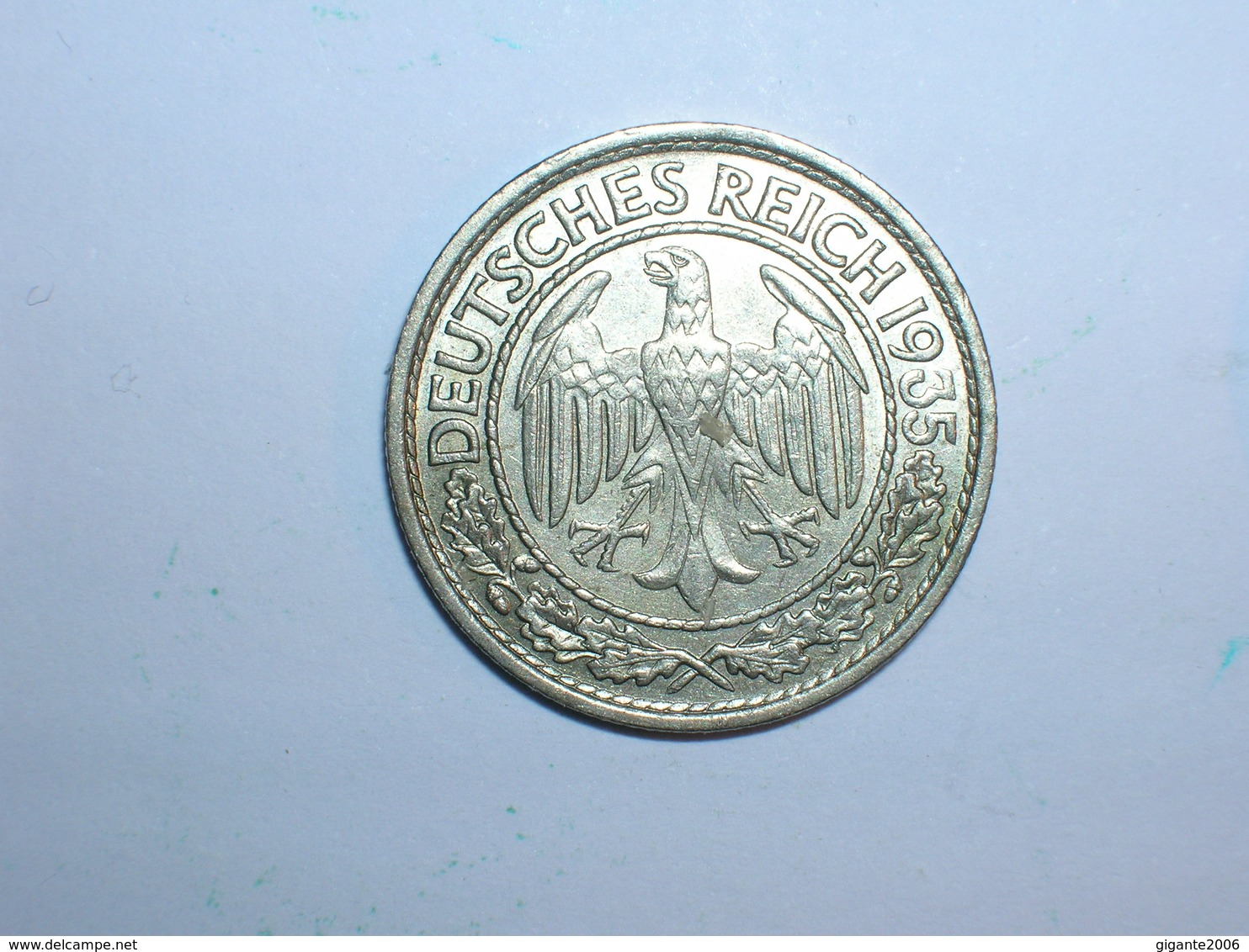 ALEMANIA 50 PFENNIG 1935 A (1261) - 50 Reichspfennig