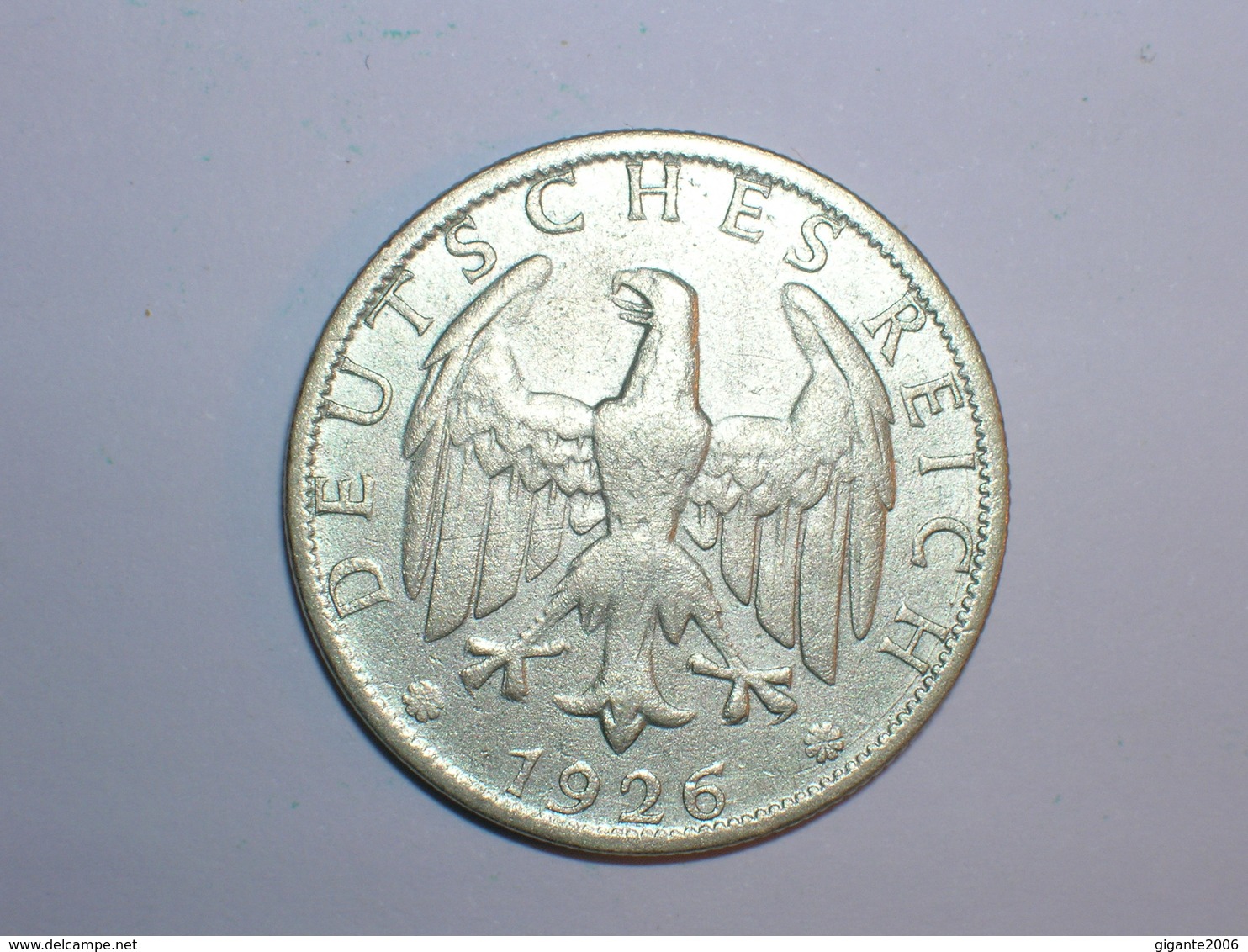 ALEMANIA 2 MARCOS PLATA 1926 A (1276) - 2 Reichsmark