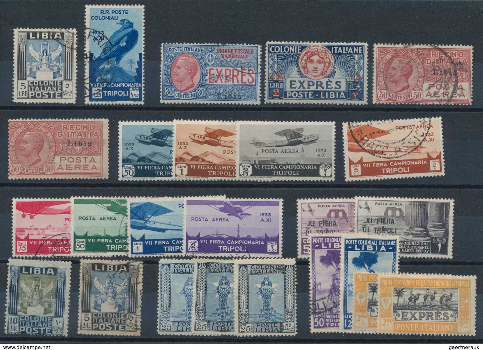 Italienisch-Libyen: 1912/1937, Mint And Used Assortment Of Apprx. 110 Stamps, Comprising E.g. 1912 O - Libya