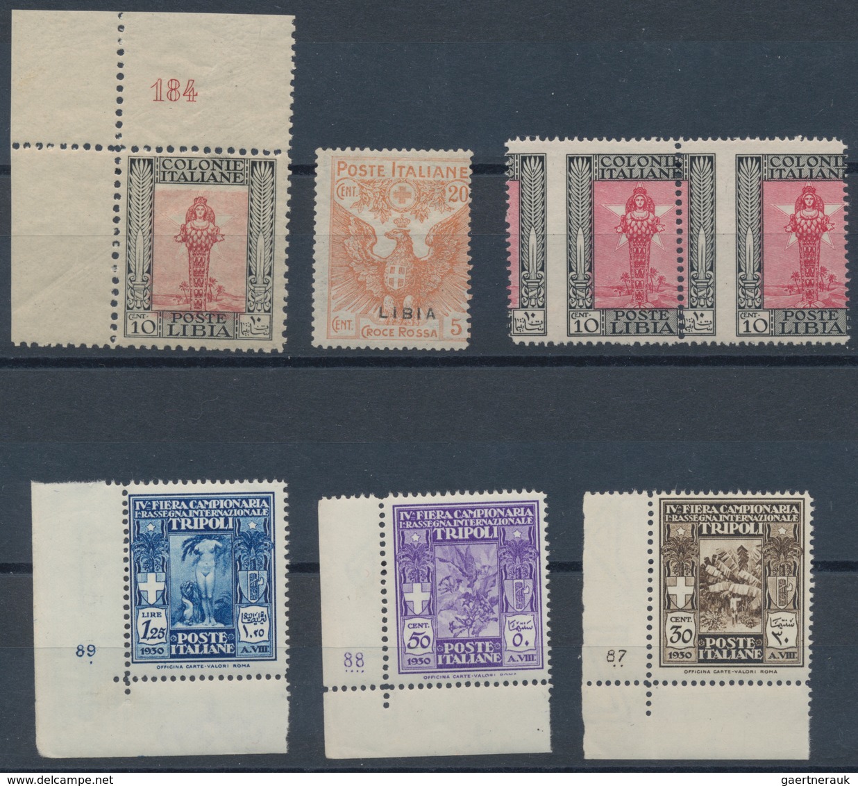 Italienisch-Libyen: 1912/1937, Mint And Used Assortment Of Apprx. 110 Stamps, Comprising E.g. 1912 O - Libya