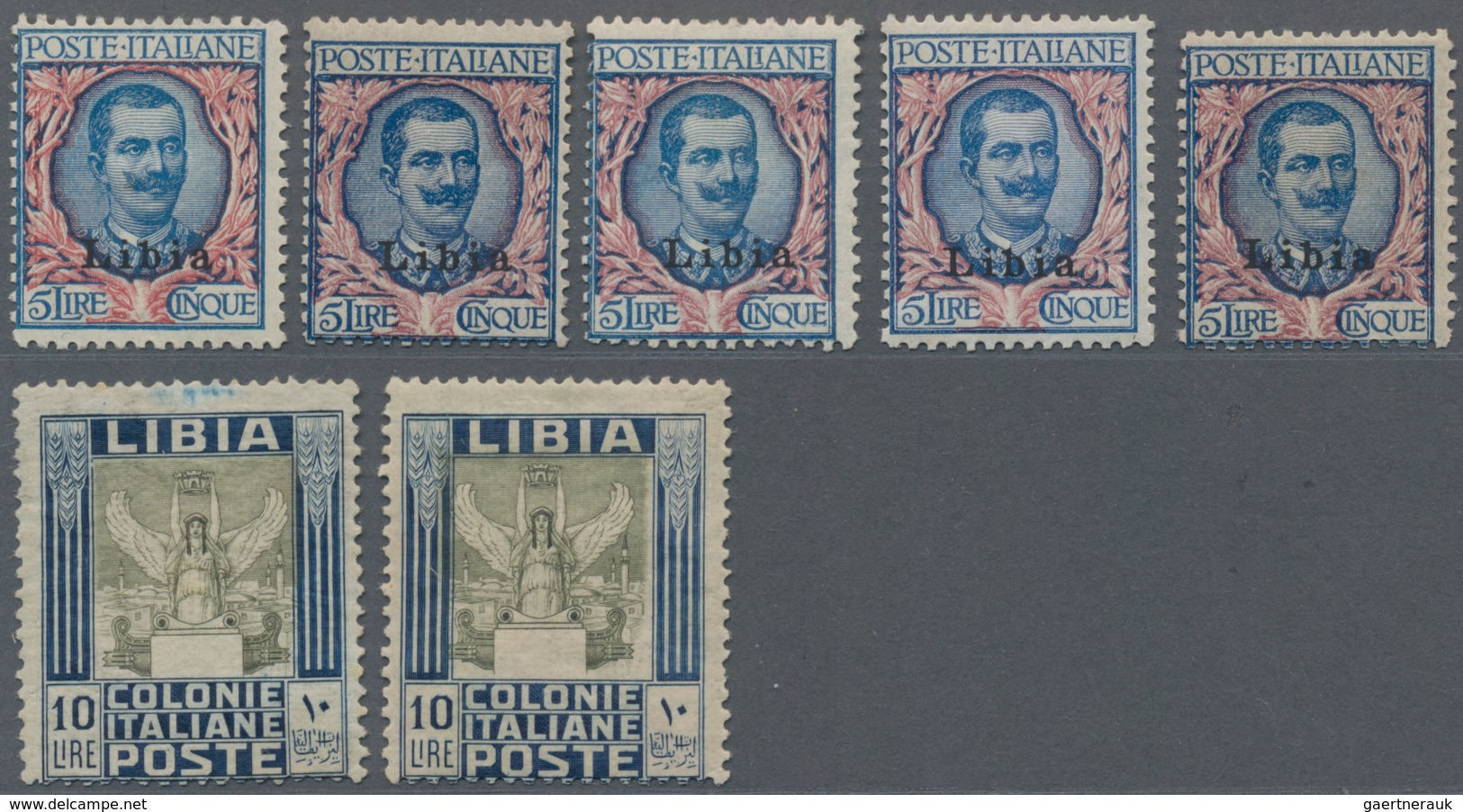 Italienisch-Libyen: 1912/1941, GREAT MINT NEVER HINGED HOLDING, Neatly Sorted On Stockcards And Well - Libya