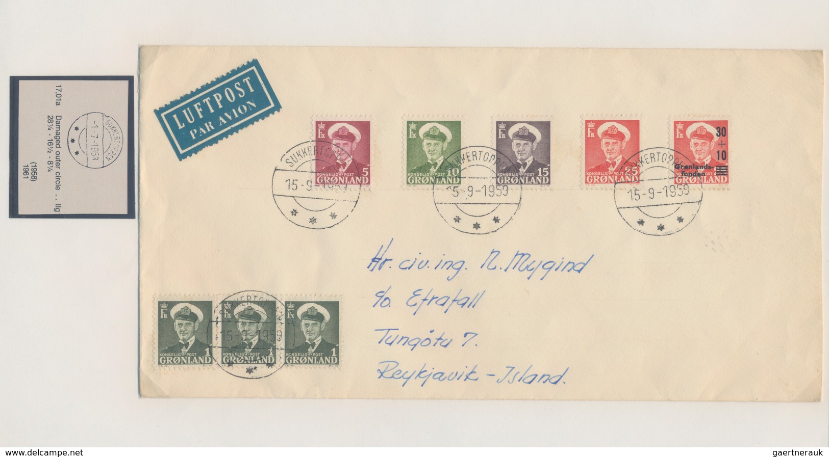 Dänemark - Grönland: 1930's-80's "GREENLAND POST OFFICES": Collection Of More Than 200 Covers, Postc - Lettres & Documents