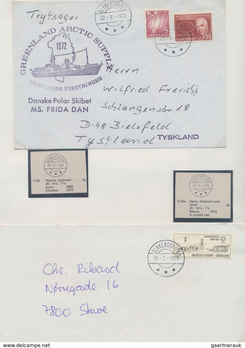 Dänemark - Grönland: 1930's-80's "GREENLAND POST OFFICES": Collection Of More Than 200 Covers, Postc - Lettres & Documents