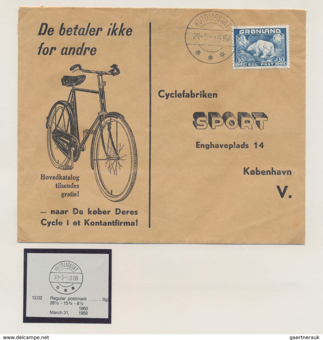 Dänemark - Grönland: 1930's-80's "GREENLAND POST OFFICES": Collection of more than 200 covers, postc