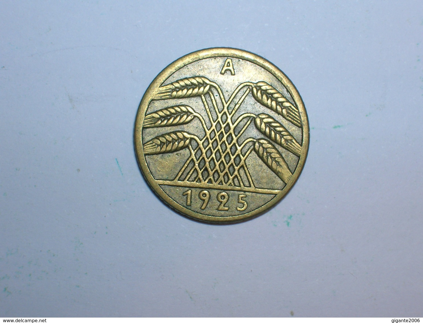 ALEMANIA 5 REICHSPFENNIG 1925 A (1339) - 5 Rentenpfennig & 5 Reichspfennig