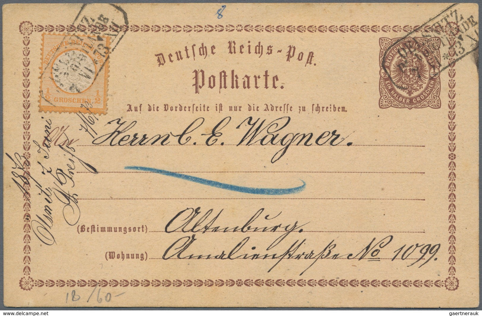 Nachlässe: BELEGE ALLE WELT - Uriger Und Komplett Belassener Schubladenfund Mit Ca. 190 Briefen Und - Vrac (min 1000 Timbres)