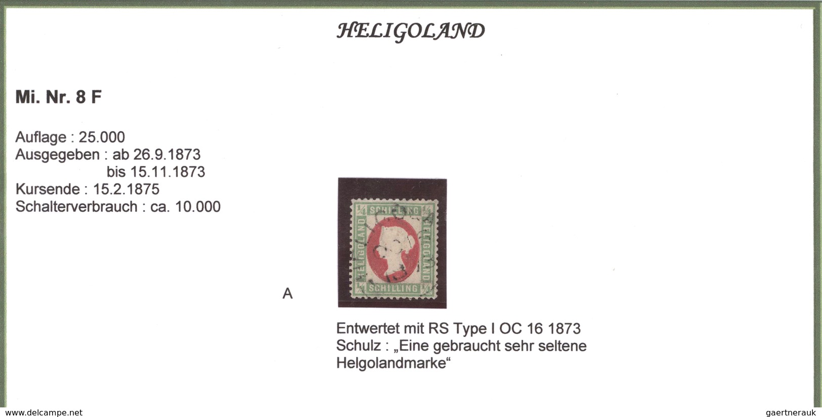 Helgoland - Marken und Briefe: 1809-1890: Hochspezialisierte und umfangreiche Sammlung von Briefen,