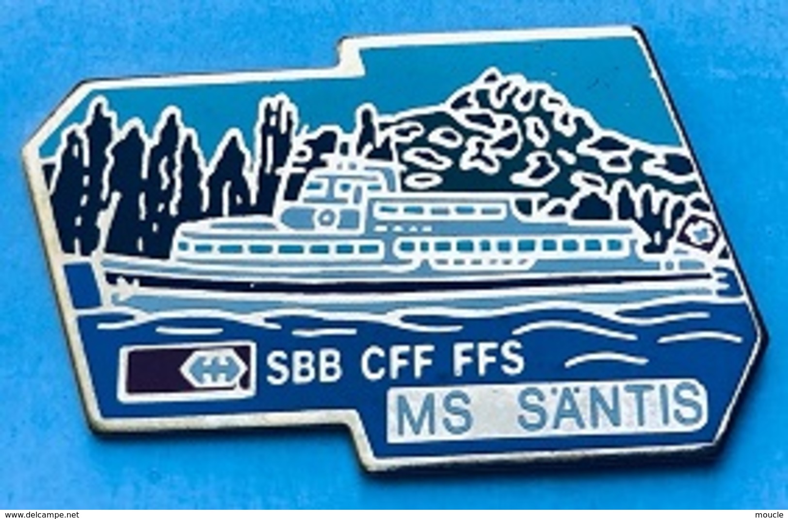 BATEAU - BOAT - BOOT - BARCA - SUISSE - SCHWEIZ - SWITZERLAND - SVIZZERA - SBB CFF FFS - MS SÄNTIS  -       (25) - Bateaux