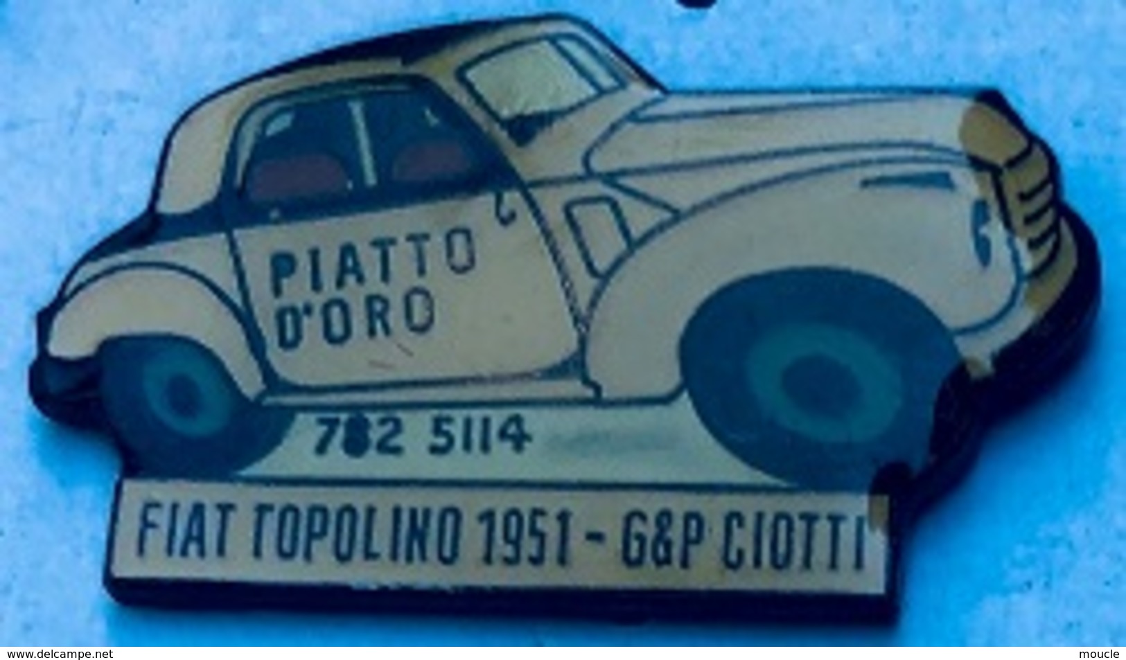 FIAT TOPOLINO 1951 - G & P CIOTTI - PIATTA D'ORO - ITALIE - ITALIA - VOITURE - CAR - AUTOMOBILE  AUTO - MACCHINA - (25) - Fiat