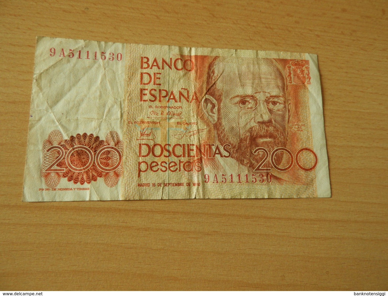 Bank Of Spanien 200 Pesetas 1980 - [ 4] 1975-… : Juan Carlos I