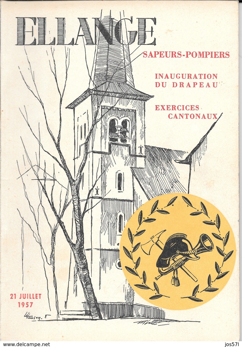 Ellange   Sapeurs-Pompiers 1957 - Historia