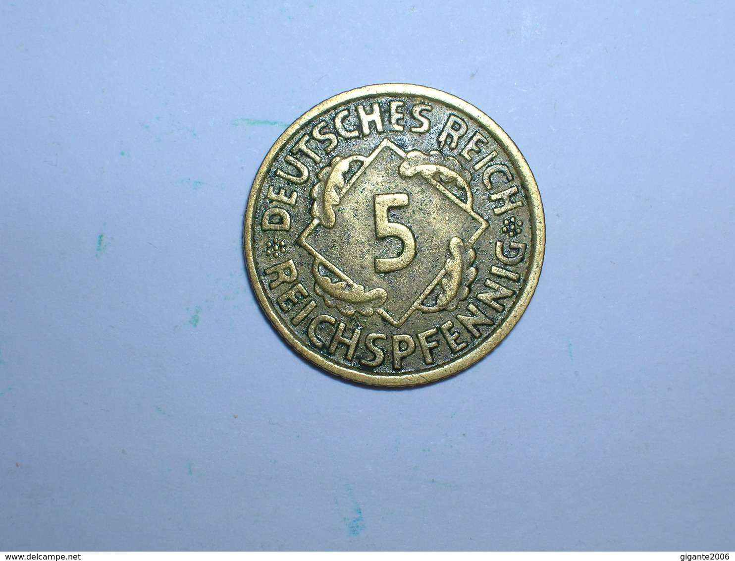 ALEMANIA 5 REICHSPFENNIG 1935 D (1348) - 5 Reichspfennig