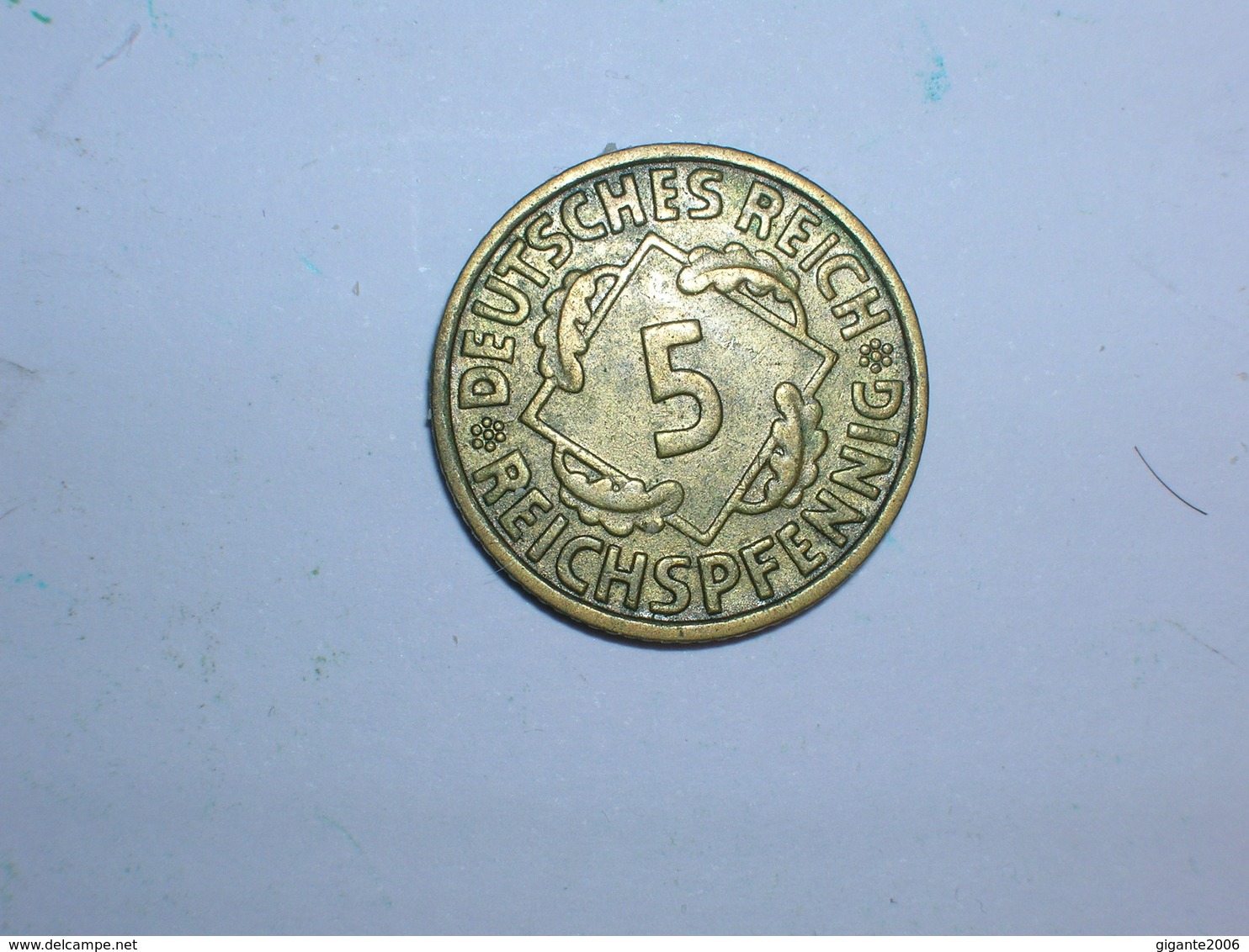 ALEMANIA 5 REICHSPFENNIG 1936 J (1355) - 5 Reichspfennig