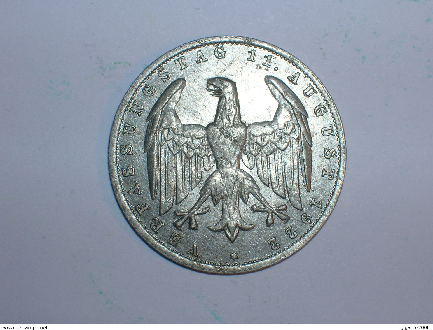 ALEMANIA 3 MARCOS 1922 E (1358) - 3 Mark & 3 Reichsmark