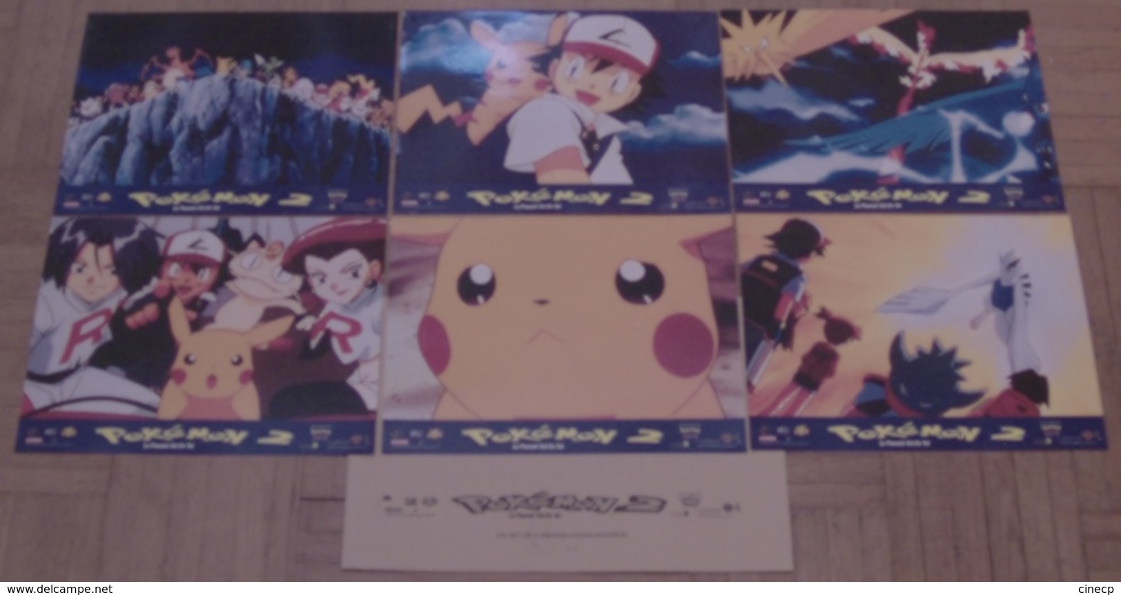 LOT 6 PHOTOS EXPLOITATION FILM POKEMON 2 Pokémon 2 Le Pouvoir Est En Toi DESSIN ANIME TBE 2000 JAPON YUYAMA - Foto's