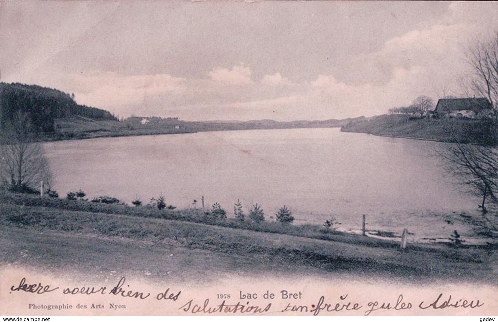 Puidoux, Lac De Bret VD (4.7.1905) - Puidoux