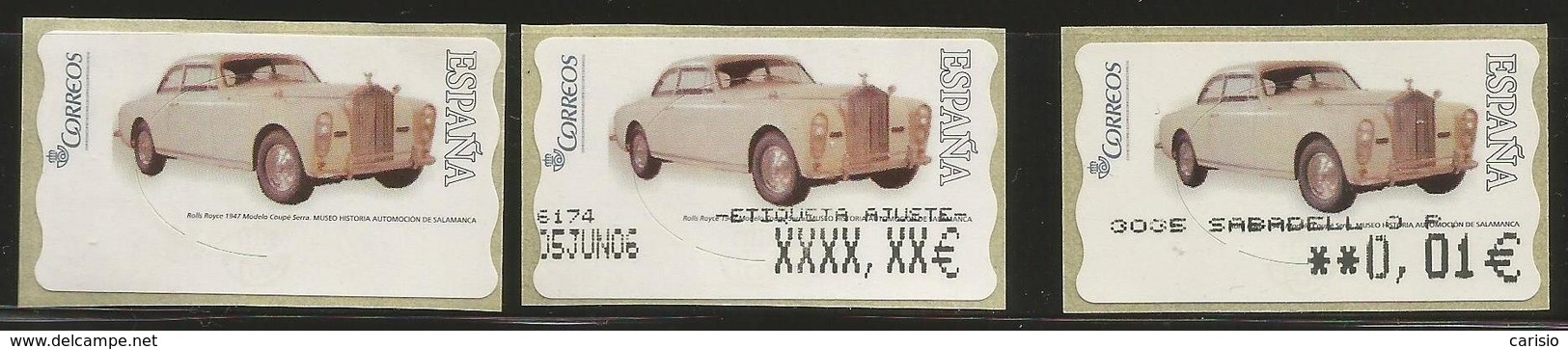ATMS 2004 Rolls Royce 1947. Blanco-Ajuste Y Valor 0,01 € - Variedades & Curiosidades