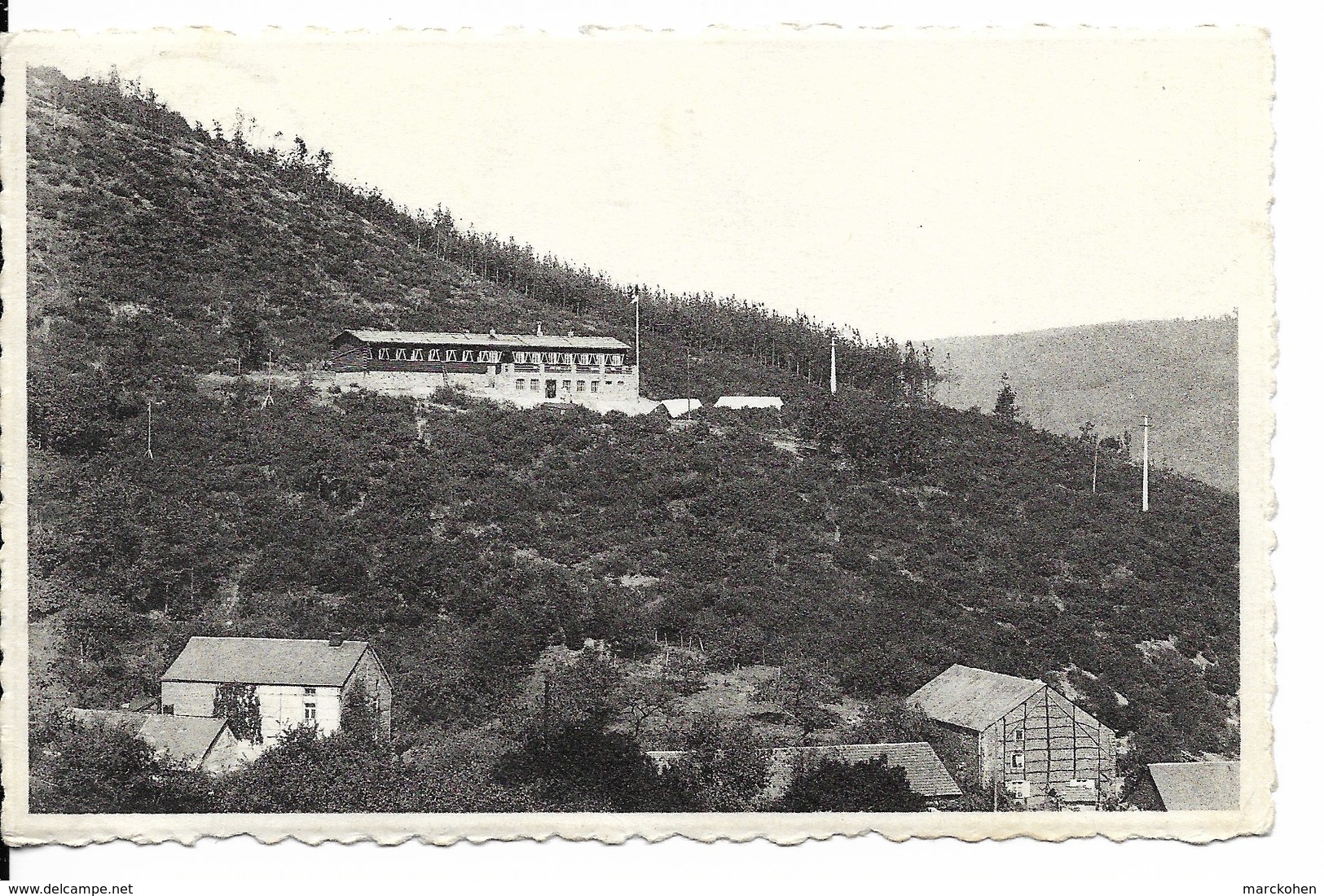 RENDEUX-HAUT (6987) : L'auberge Du C.A.P.C.I. - Le Home Paul Colet Et Le Mont Copéthier. CPSM. - Volleyball