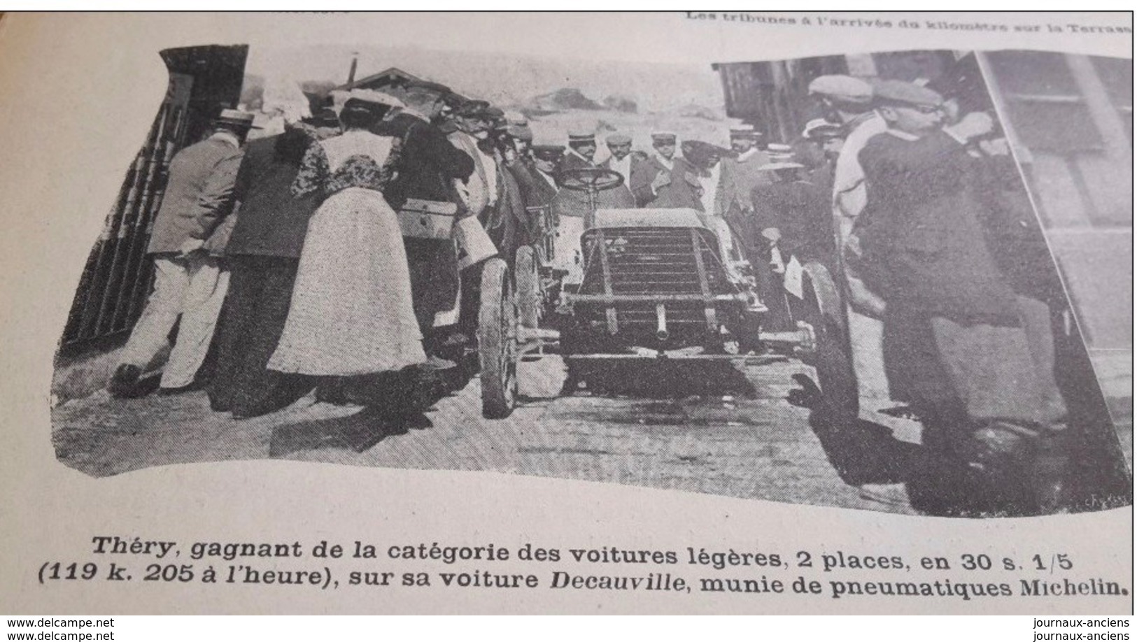 1902 KILOMETRE À DEAUVILLE - RAID BRUXELLES OSTENDE - THIELT - COOLSCAMP - WELLINGTON - MOTOCYCLETTE - Zeitschriften - Vor 1900