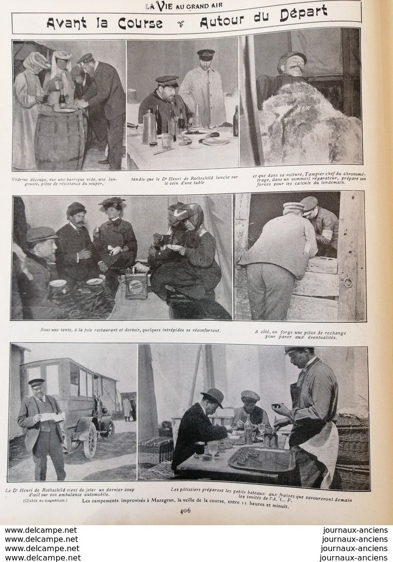 1904 LES ÉLIMINATOIRES FRANÇAISES DE LA COUPE GORDON BENNETT - VOUZIERS - THÉRY - VOITURE TURCAT MÉRY = MORS ECT...... - Altri & Non Classificati