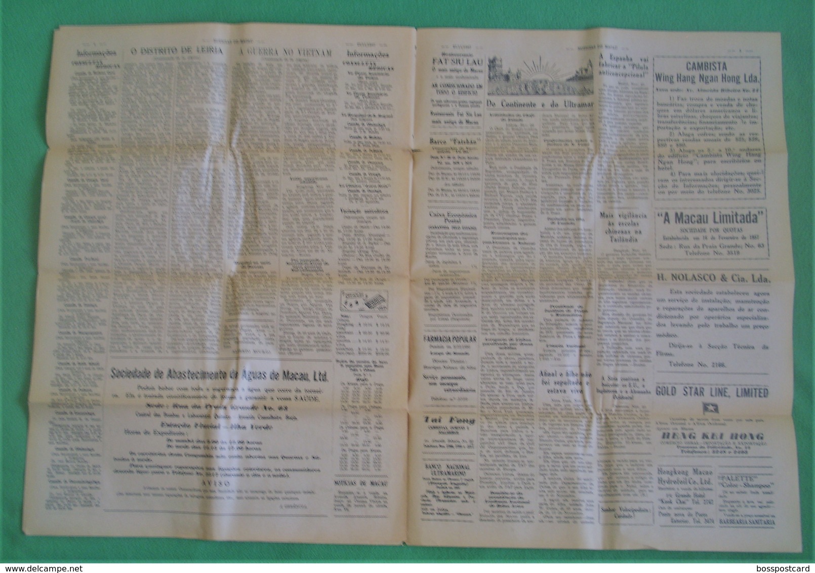 Macau - Jornal Notícias De Macau, Nº 5992, 27 Novembro De 1967 - Imprensa - Macao - China - Portugal - Allgemeine Literatur