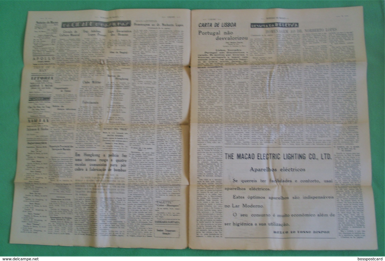 Macau - Jornal Notícias De Macau, Nº 5996, 1 Dezembro De 1967 - Imprensa - Macao - China - Portugal - General Issues