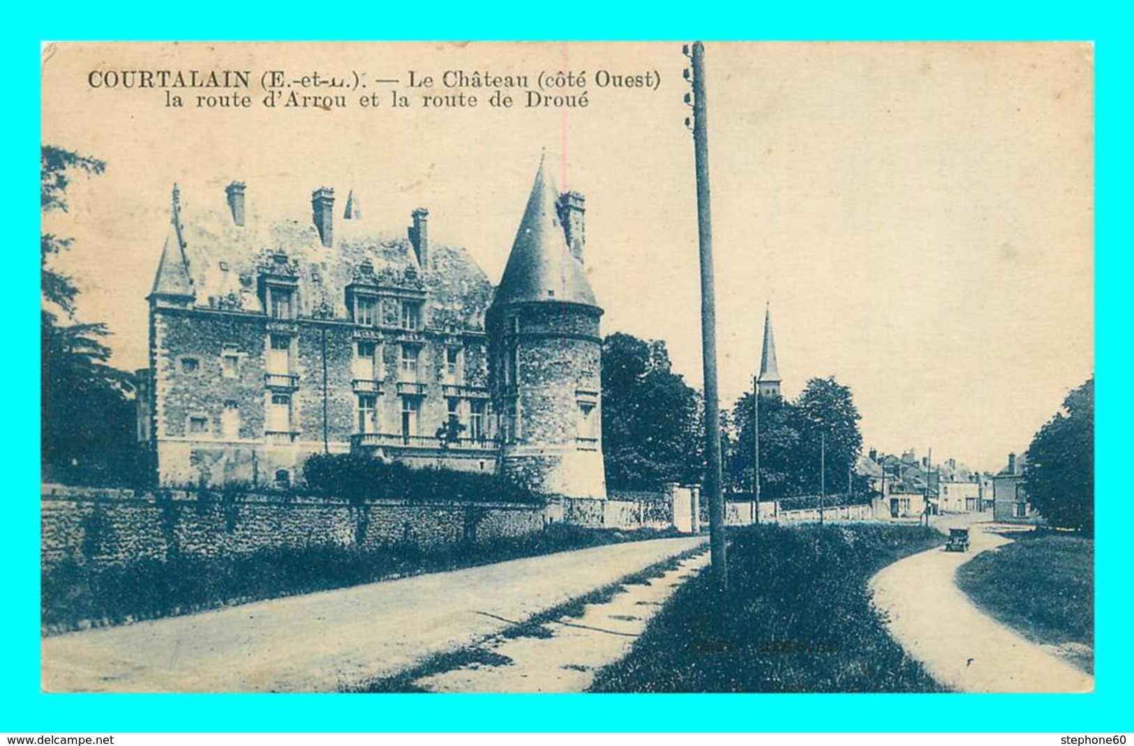 A785 / 415 28 - COURTALAIN Chateau Route D'Arrou - Other & Unclassified