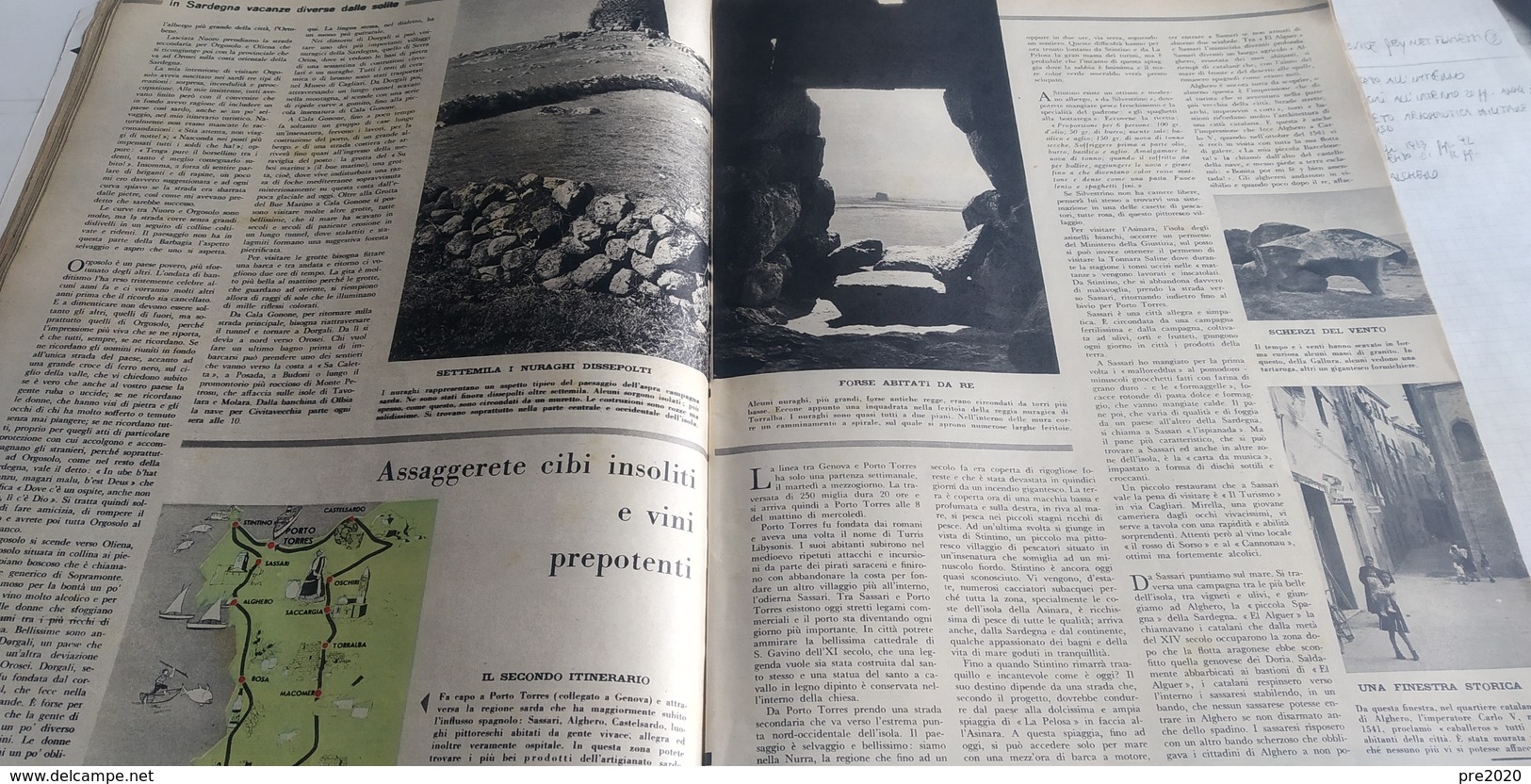 ARIANNA 1957 ANNO 1 NUMERO 3 SARDEGNA ALGHERO BARUMINI ARBATAX CASTELSARDO - Other & Unclassified