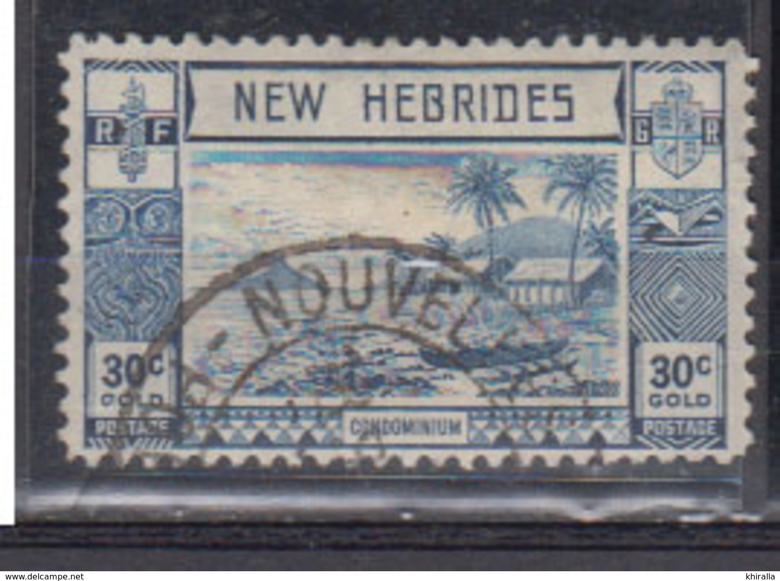 Nouvelle Hébrides      1938        N °   117        COTE    3 € 70         ( E 154 ) - Oblitérés