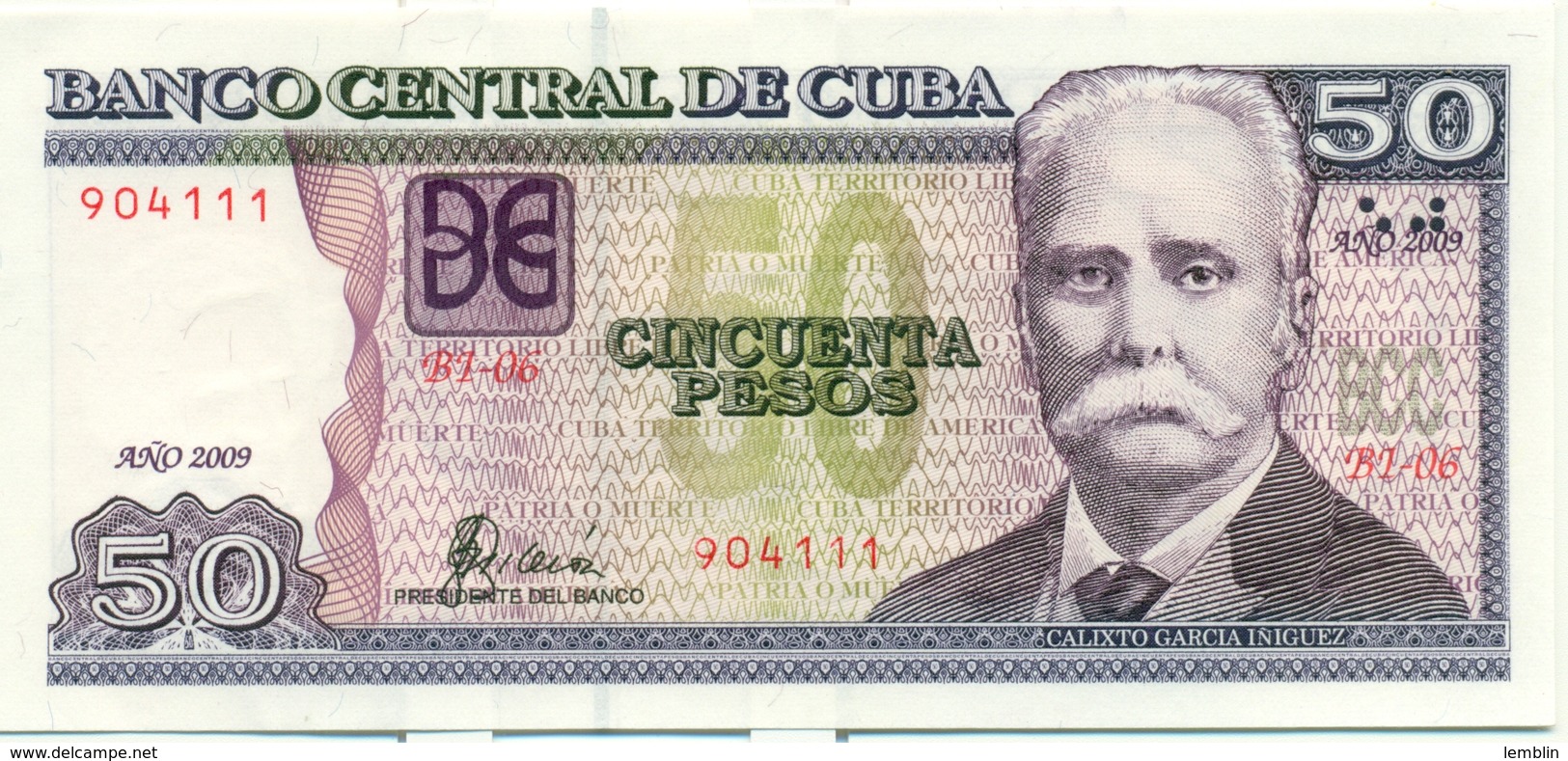 50 PESOS 2009 - Cuba