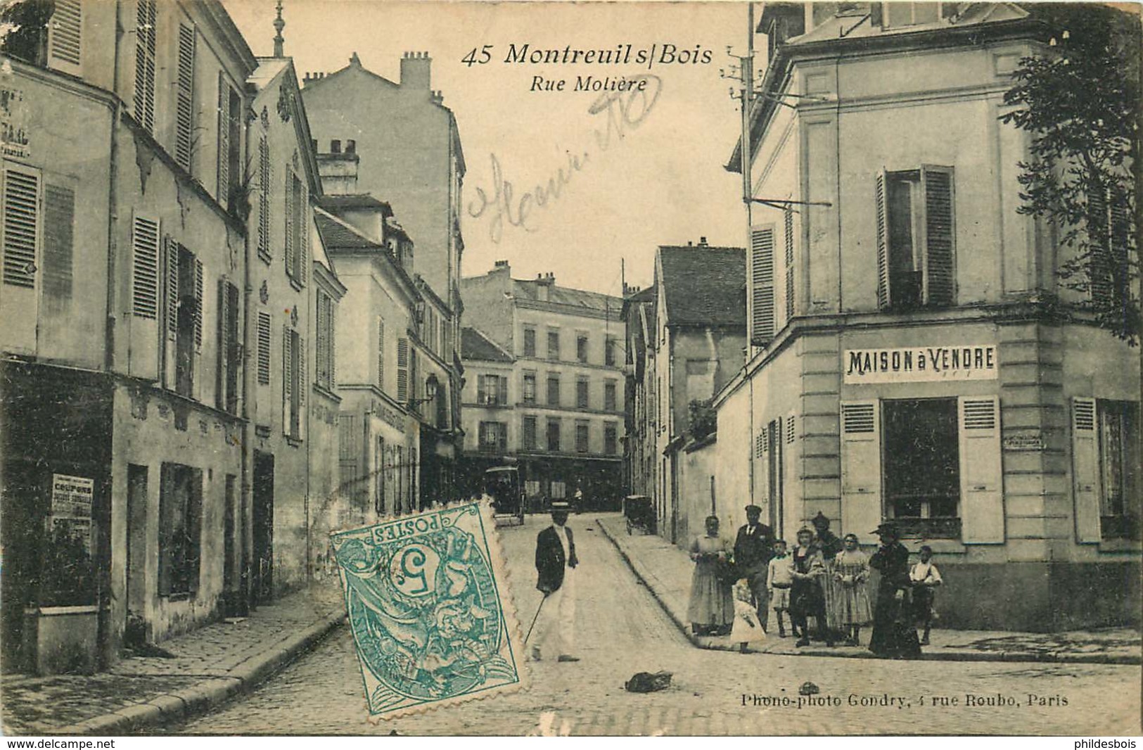 SEINE SAINT DENIS  MONTREUIL SOUS BOIS   Rue Moliere - Montreuil