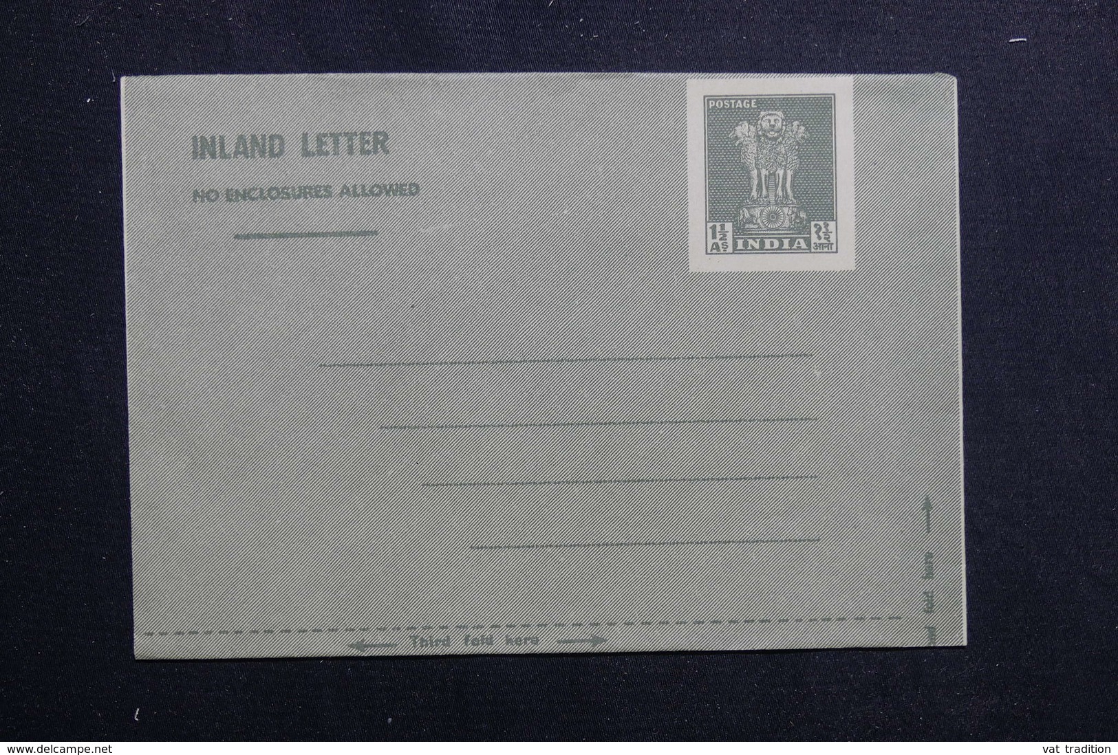 INDE - Entier Postal Non Circulé - L 61521 - Enveloppes